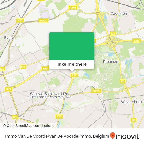 Immo Van De Voorde / van De Voorde-immo map