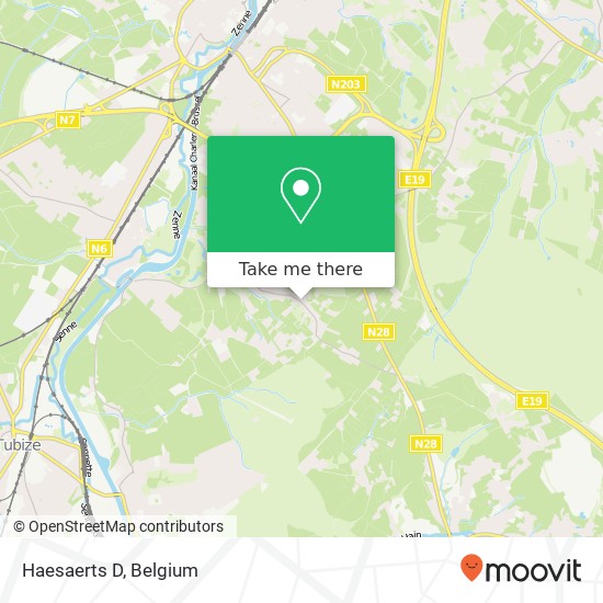 Haesaerts D map