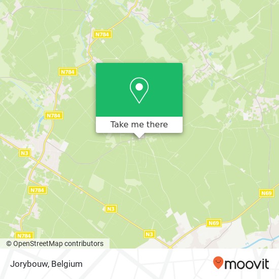 Jorybouw map