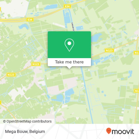 Mega Bouw map