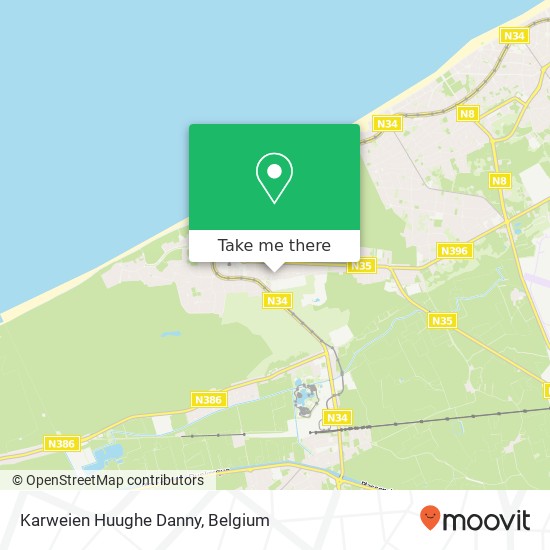 Karweien Huughe Danny map