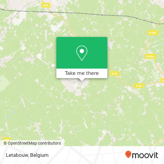 Letabouw map