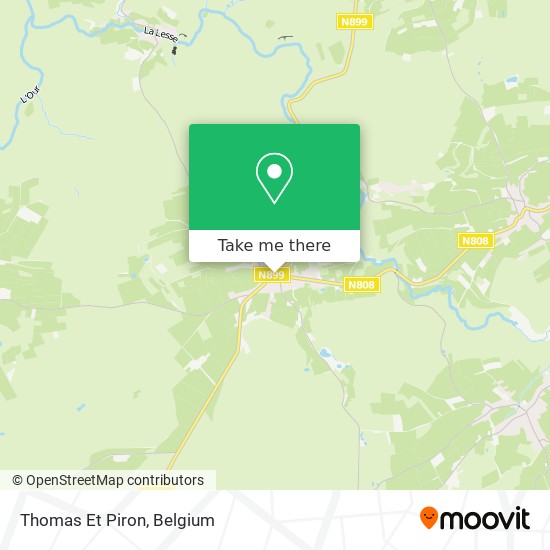 Thomas Et Piron map