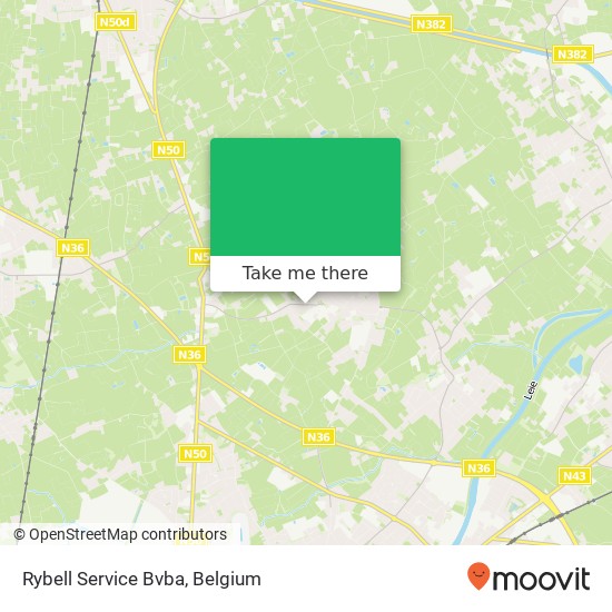 Rybell Service Bvba map