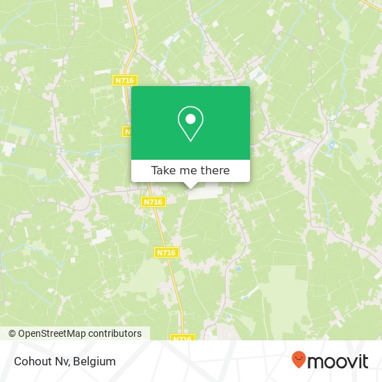 Cohout Nv map