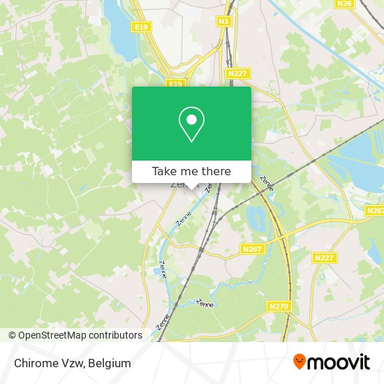 Chirome Vzw map