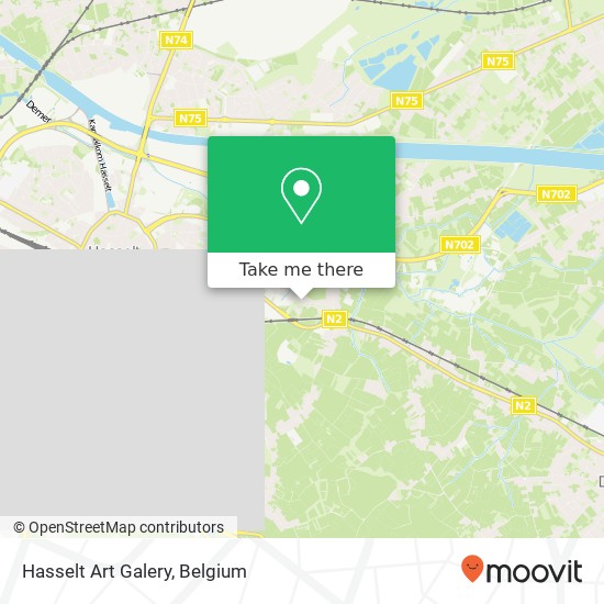 Hasselt Art Galery map