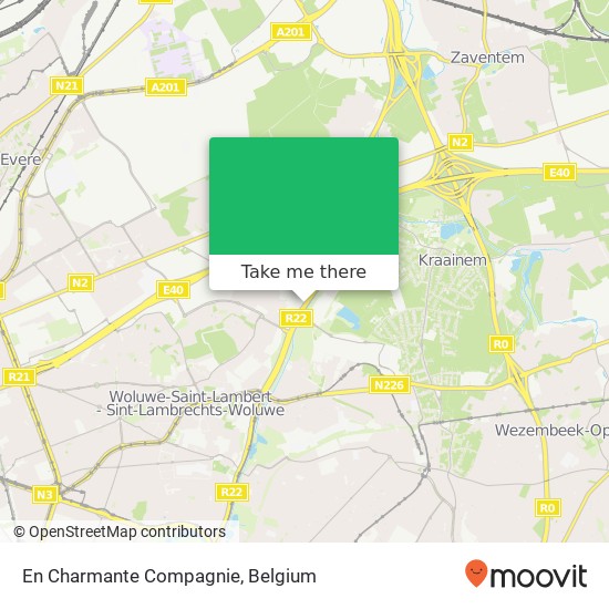 En Charmante Compagnie map