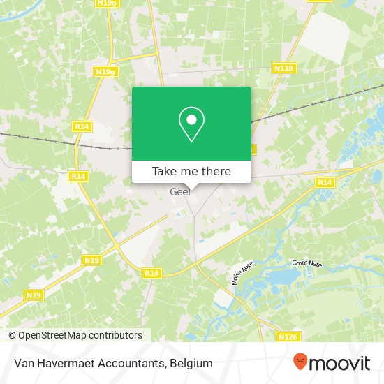 Van Havermaet Accountants map