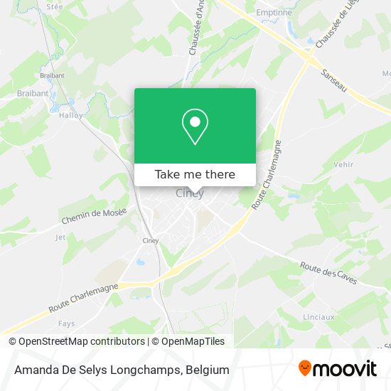 Amanda De Selys Longchamps plan