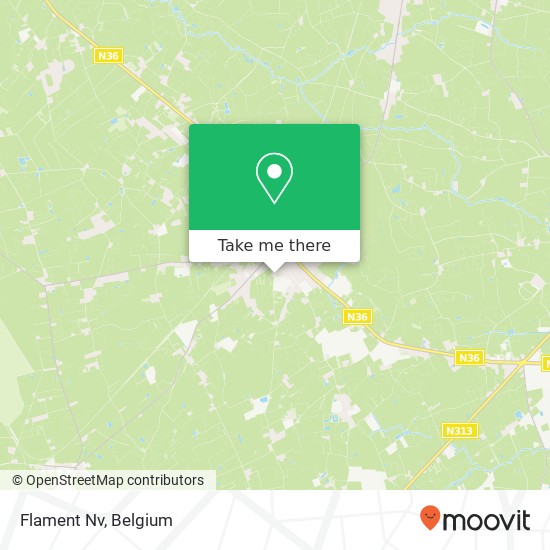 Flament Nv map