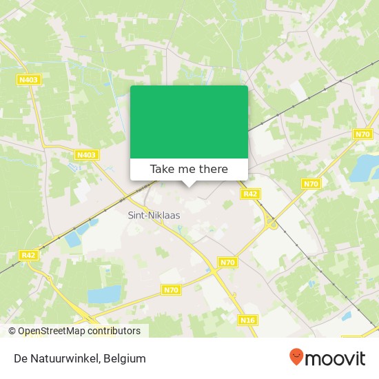 De Natuurwinkel map