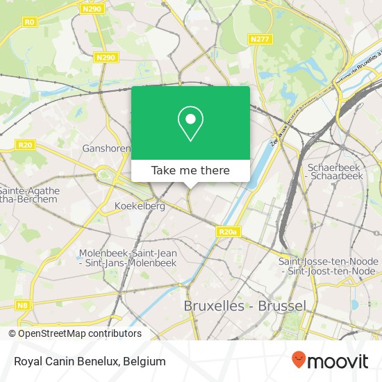 Royal Canin Benelux map