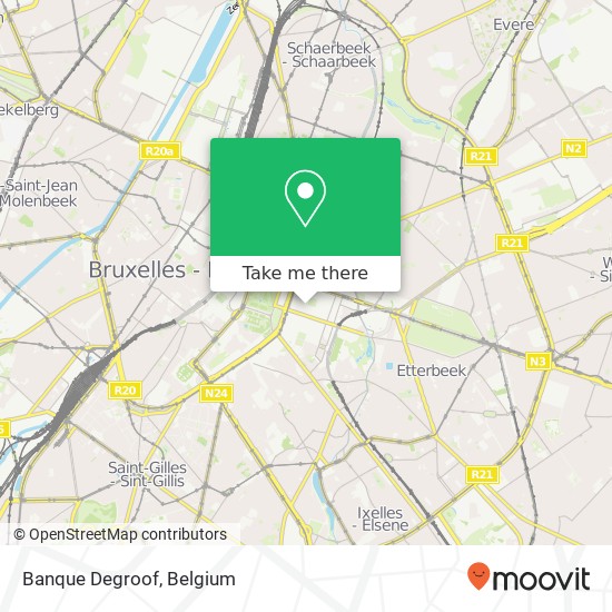 Banque Degroof map