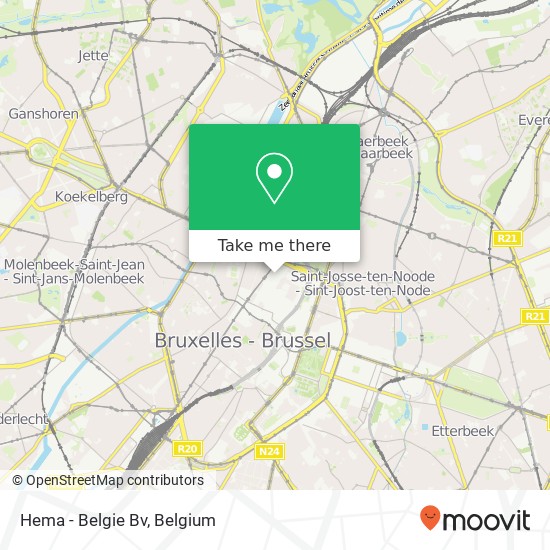 Hema - Belgie Bv map