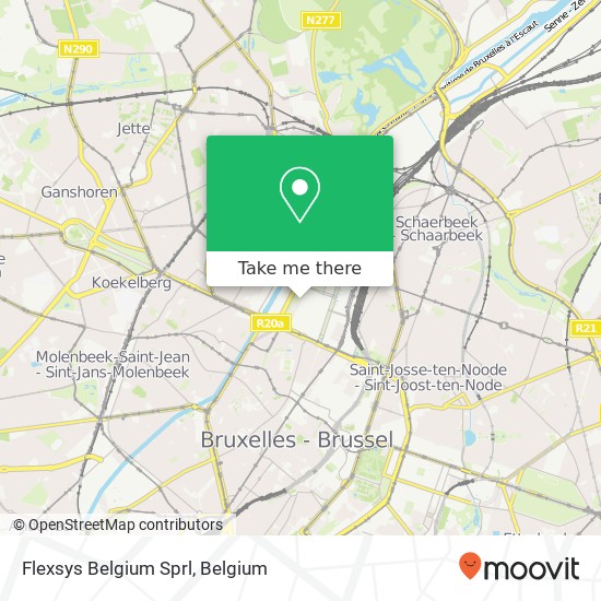 Flexsys Belgium Sprl map