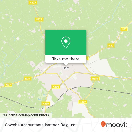 Cowebe Accountants-kantoor map