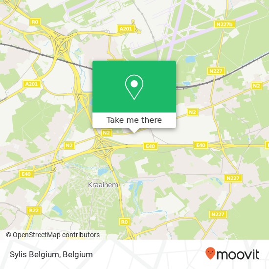 Sylis Belgium map