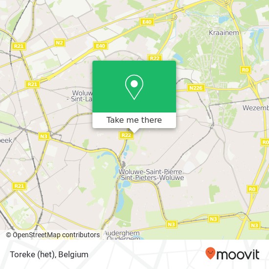 Toreke (het) map