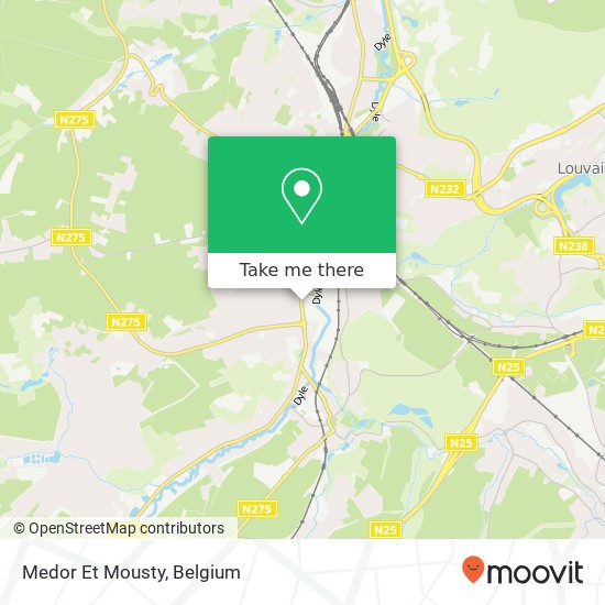 Medor Et Mousty map