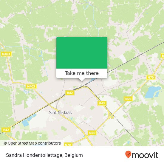 Sandra Hondentoilettage map