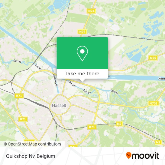 Quikshop Nv map