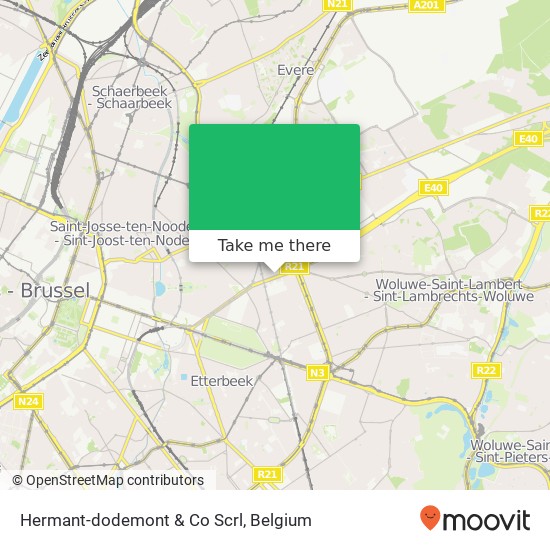 Hermant-dodemont & Co Scrl map