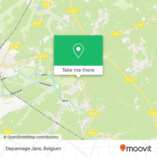 Depannage Jans map