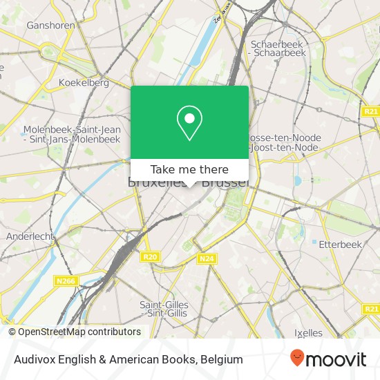 Audivox English & American Books map