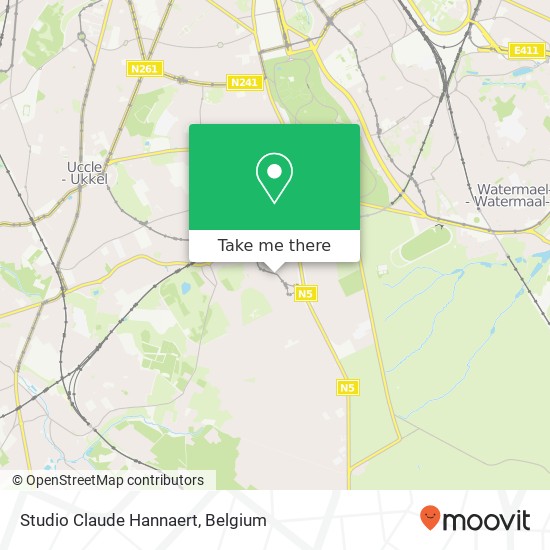 Studio Claude Hannaert map