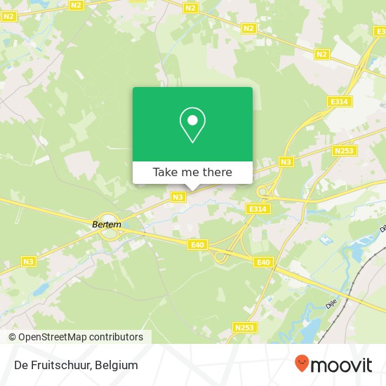 De Fruitschuur map