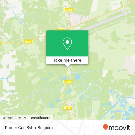 Romer Gas Bvba map