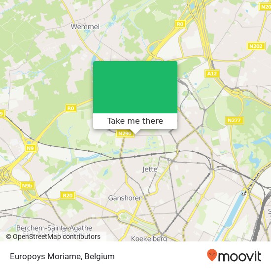 Europoys Moriame map