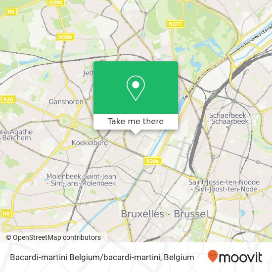 Bacardi-martini Belgium / bacardi-martini map