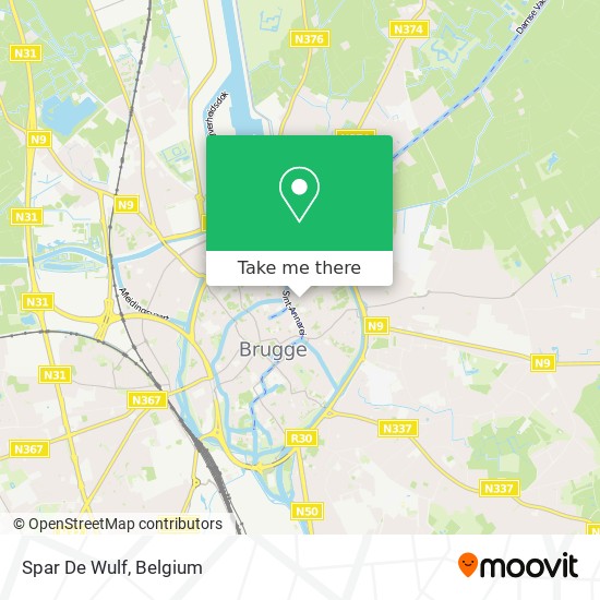 Spar De Wulf map