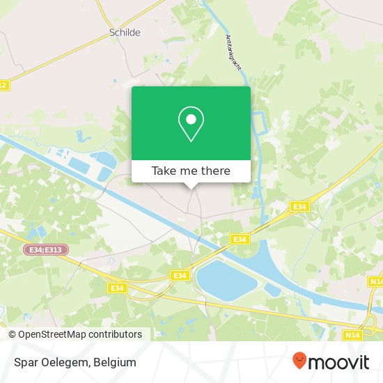 Spar Oelegem plan