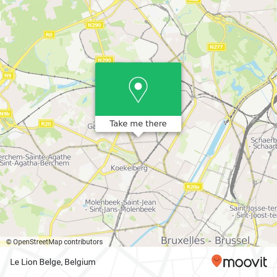 Le Lion Belge map