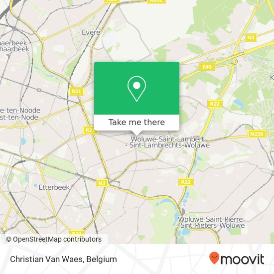 Christian Van Waes map