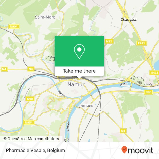 Pharmacie Vesale map