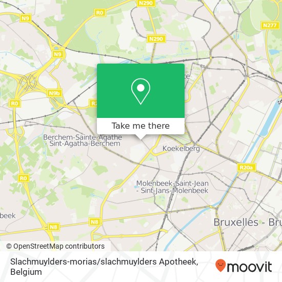 Slachmuylders-morias / slachmuylders Apotheek map