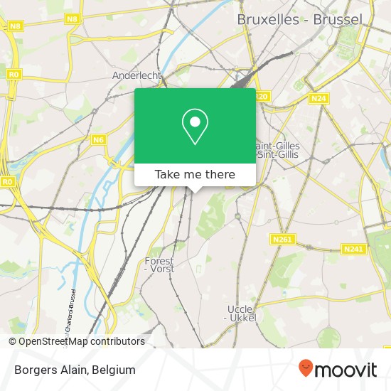 Borgers Alain map