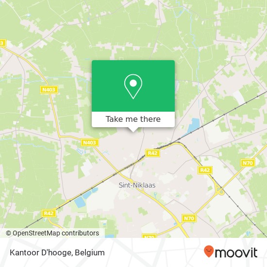 Kantoor D'hooge plan