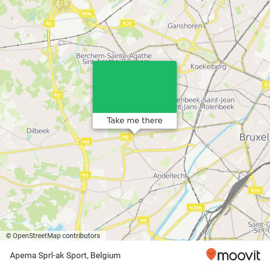 Apema Sprl-ak Sport map