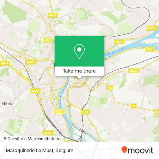 Maroquinerie Le Must map