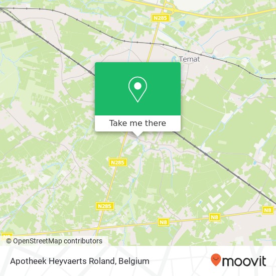 Apotheek Heyvaerts Roland map