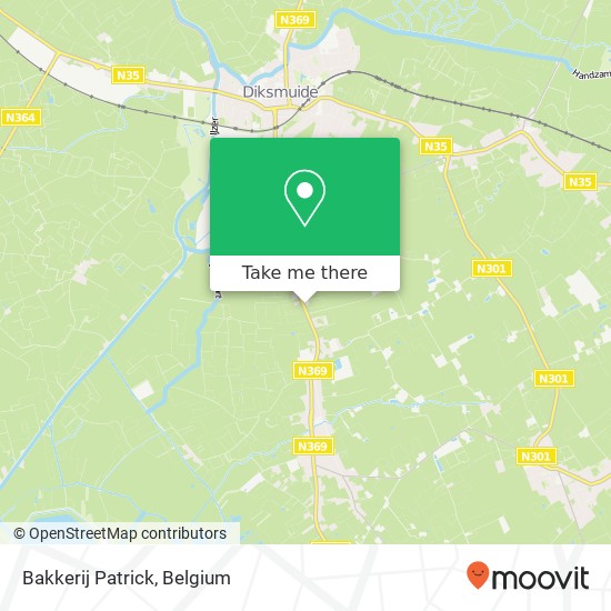 Bakkerij Patrick map