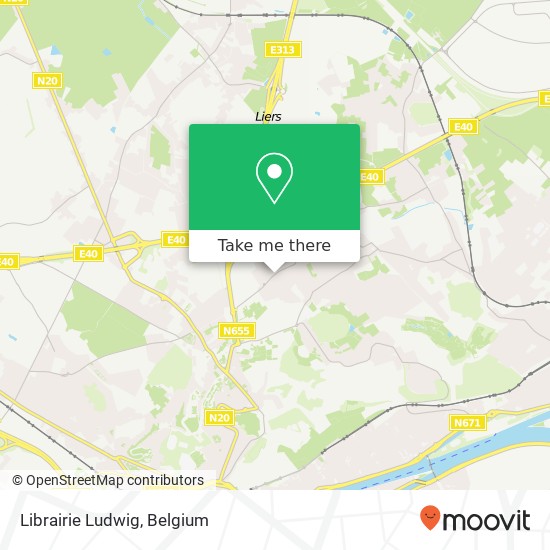 Librairie Ludwig map