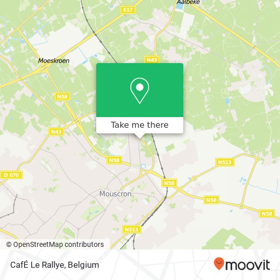 CafÉ Le Rallye map