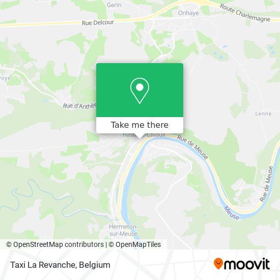 Taxi La Revanche map