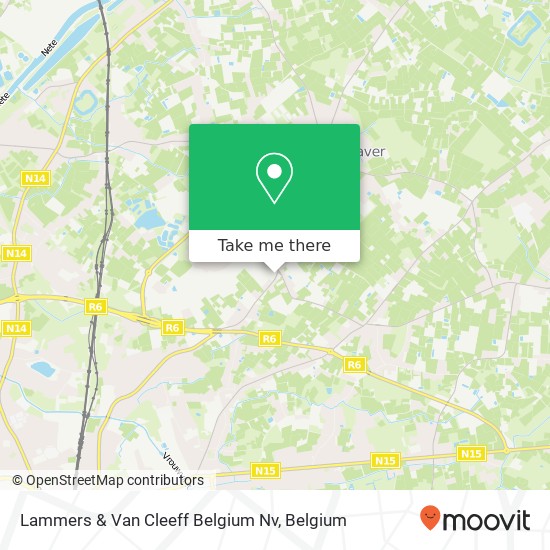 Lammers & Van Cleeff Belgium Nv map